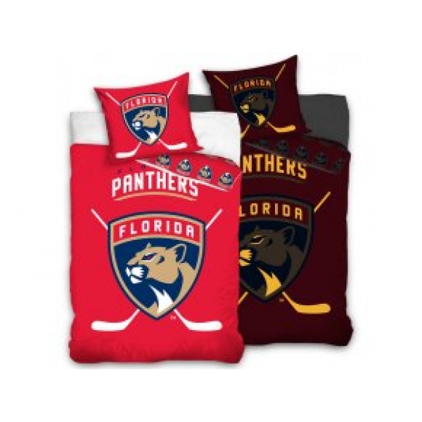 Bavlněné povlečení Florida Panthers - SVÍTÍCÍ