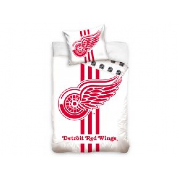 Bavlněné povlečení Detroit Red Wings white